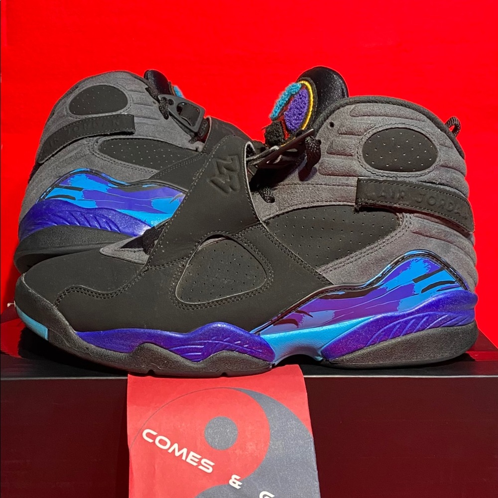 AIR JORDAN 8 RETRO AQUA 2015 SIZE 9.5